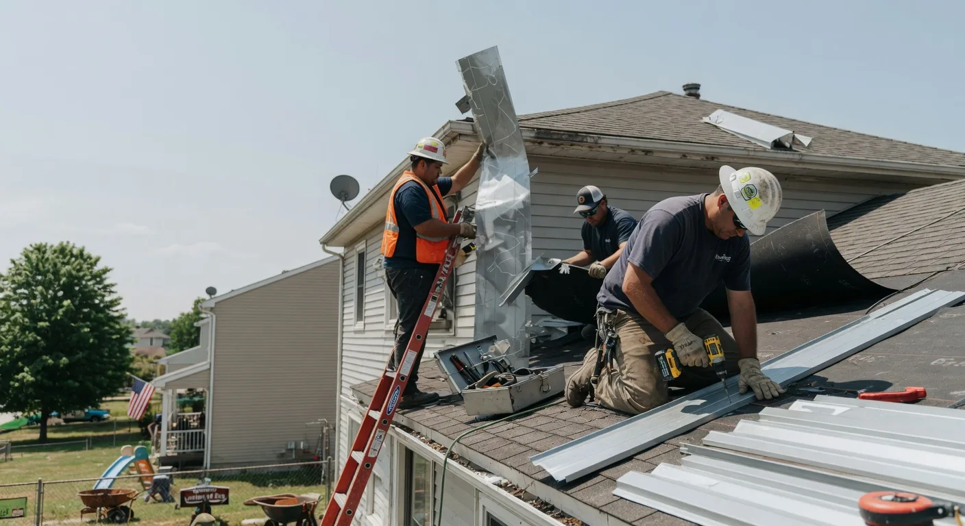 Storm Damage Metal Roof Repair in Francestown, NH